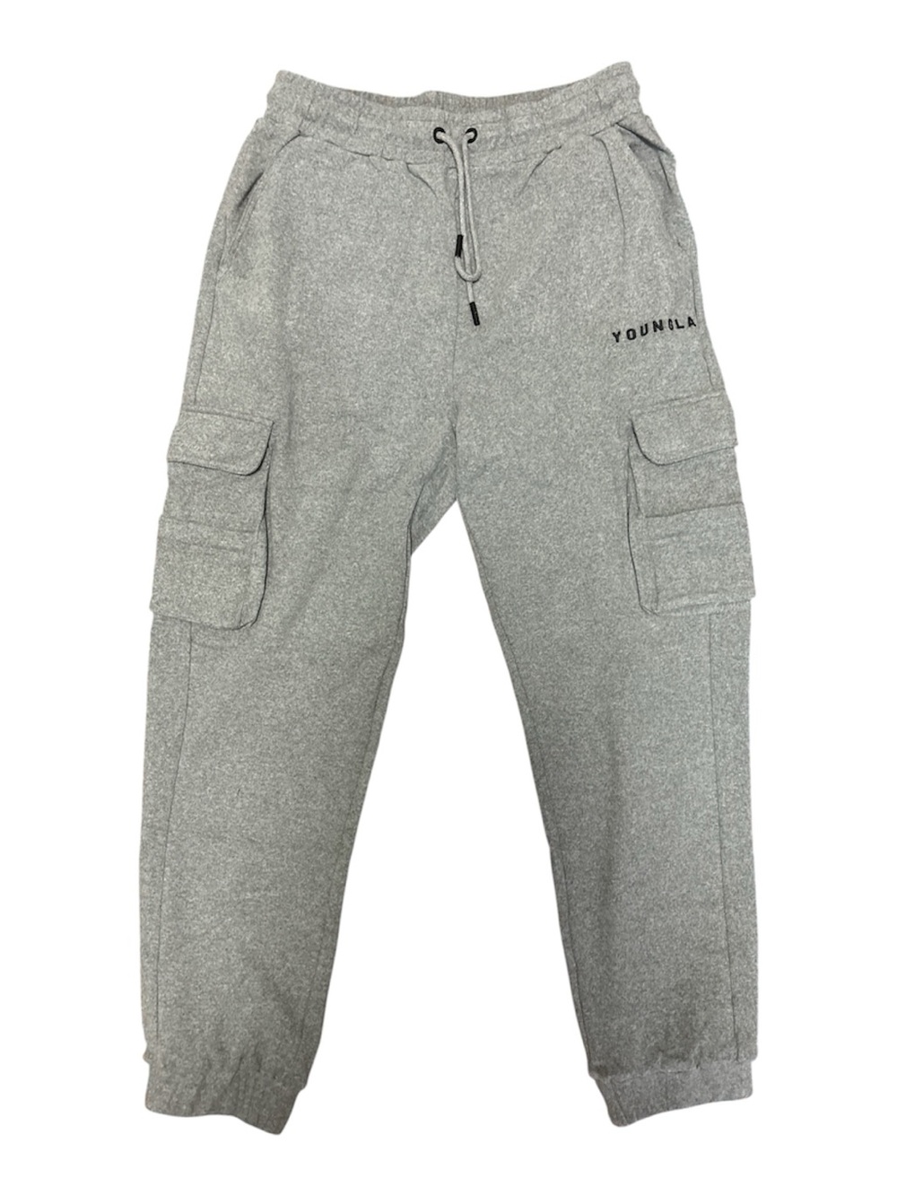 YoungLA Cargo Heather Gray Joggers Size: Large NWT